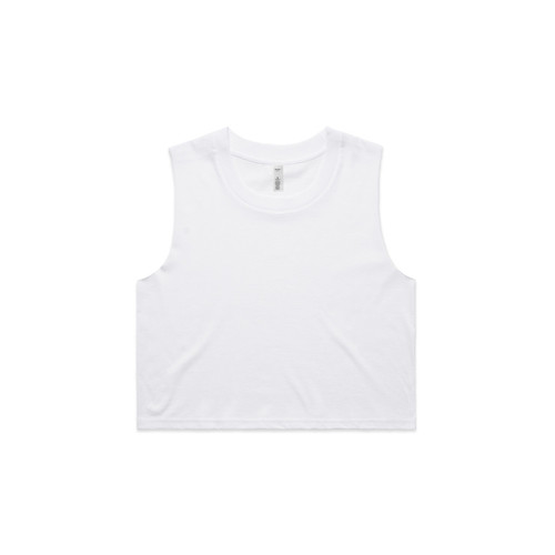 WHITE wo's-crop-tank-white